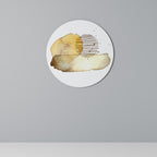 TRANSCENDENT TONES Round Wall Art