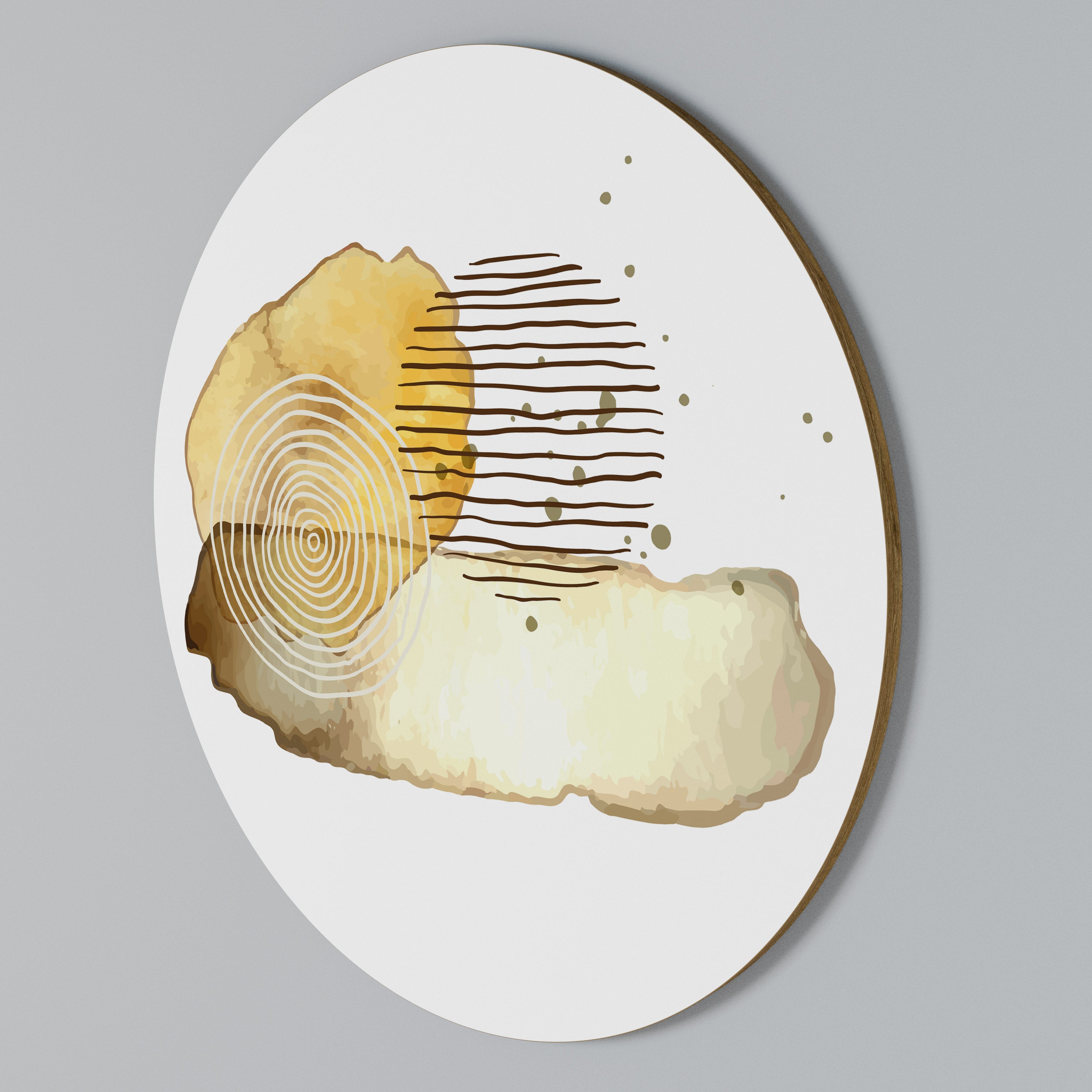 TRANSCENDENT TONES Rund väggdekor