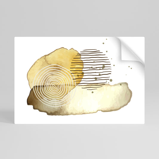 TRANSCENDENT TONES Peel and Stick Horizontal Poster