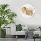 TRANSCENDENTAL HARMONY Round Wall Art