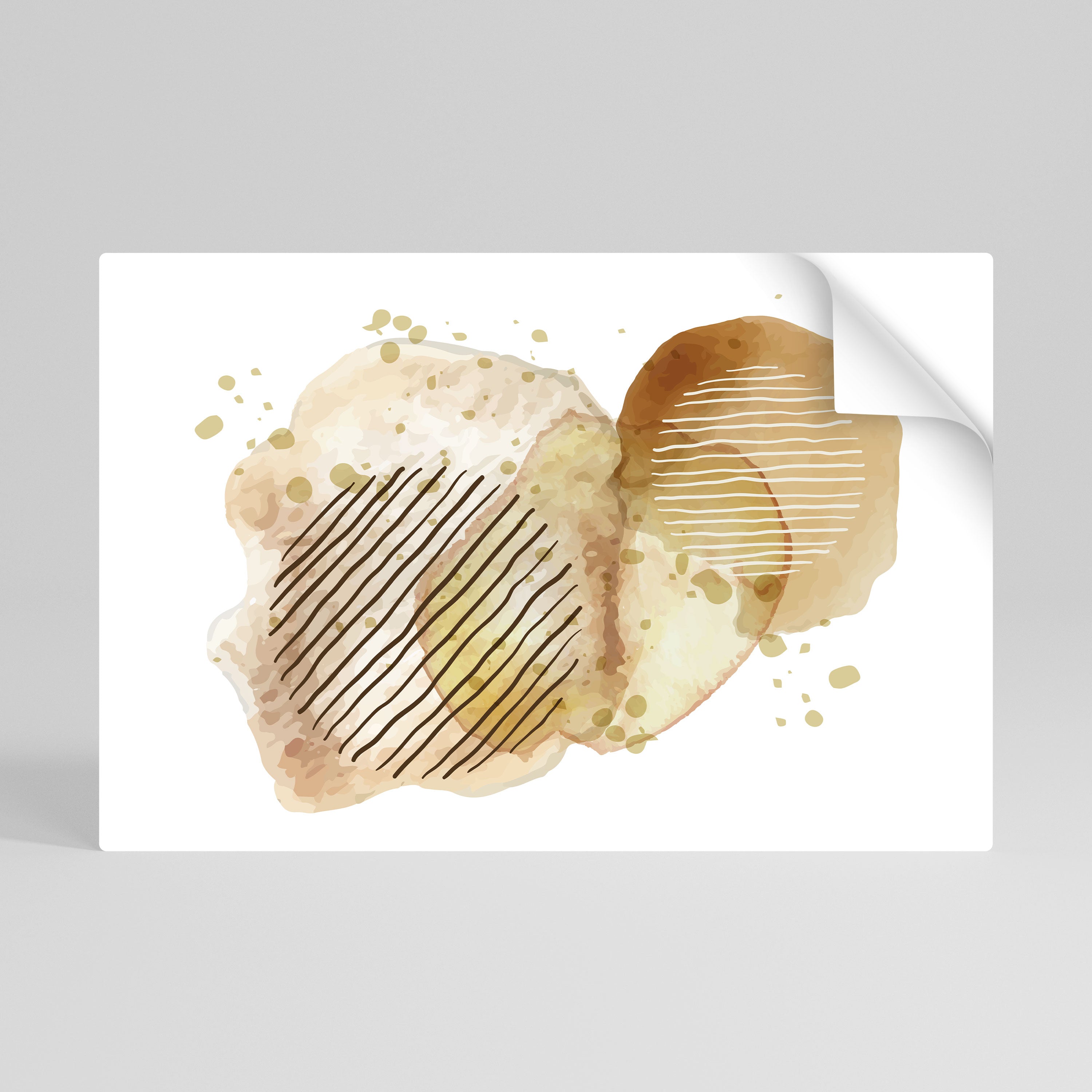 TRANSCENDENTAL HARMONI Horisontell affisch med självhäftande motiv