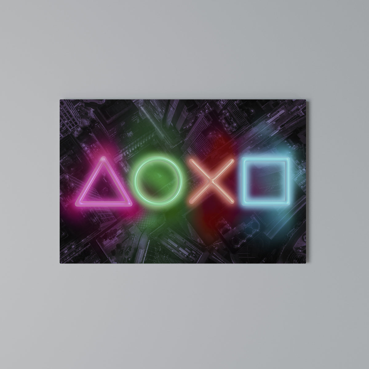 CYBERPUNK CHRONICLE Horizontal Canvas Print