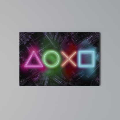 CYBERPUNK CHRONICLE Horizontal Canvas Print