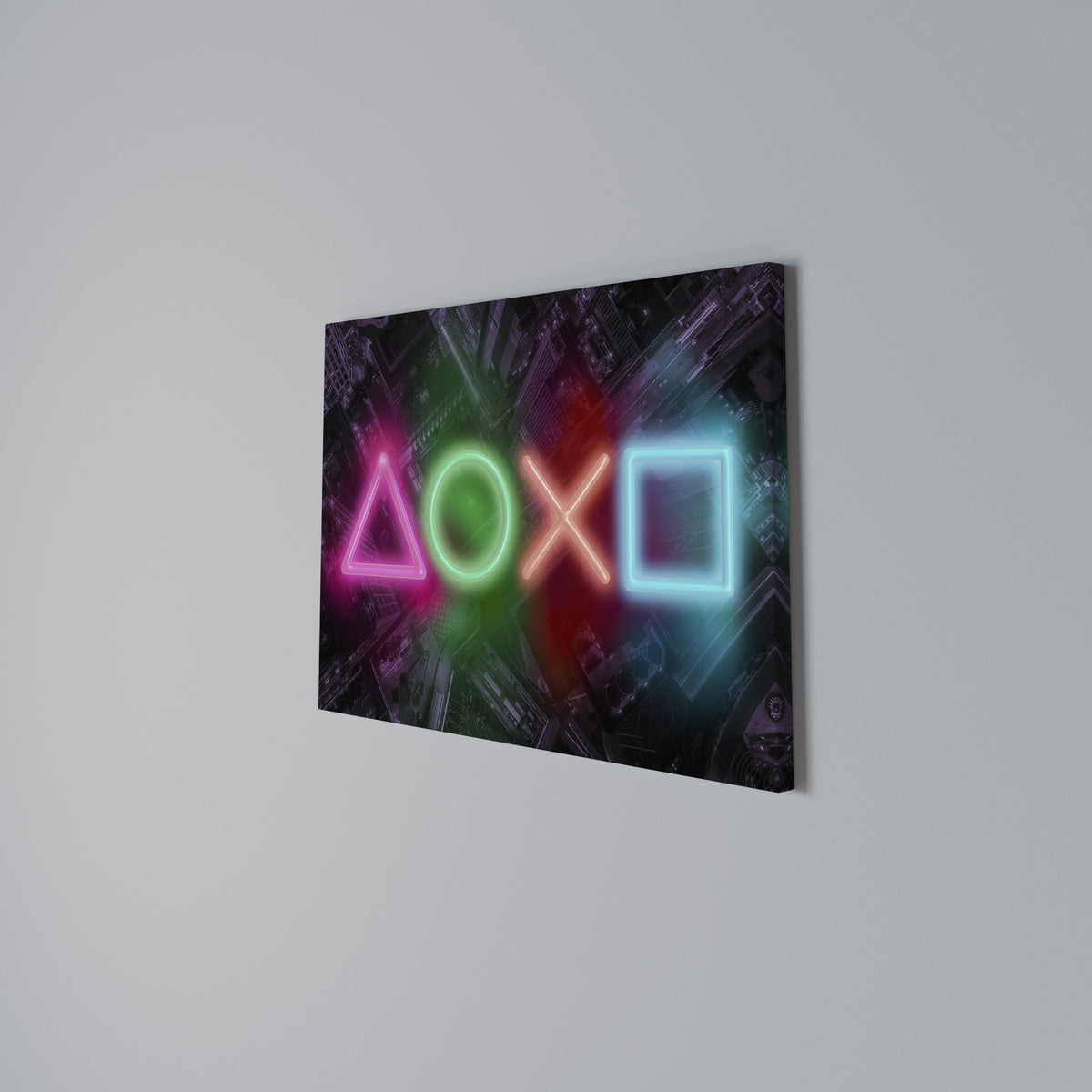 CYBERPUNK CHRONICLE Horizontal Canvas Print