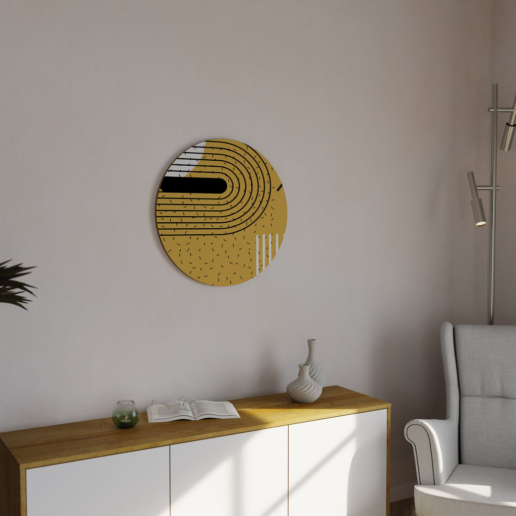 SHAPESHIFT SYMPHONY Rund väggdekoration