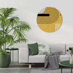 SHAPESHIFT SYMPHONY Round Wall Art