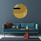 SHAPESHIFT SYMPHONY Round Wall Art