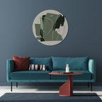 EVERGREEN ESCAPE Round Wall Art