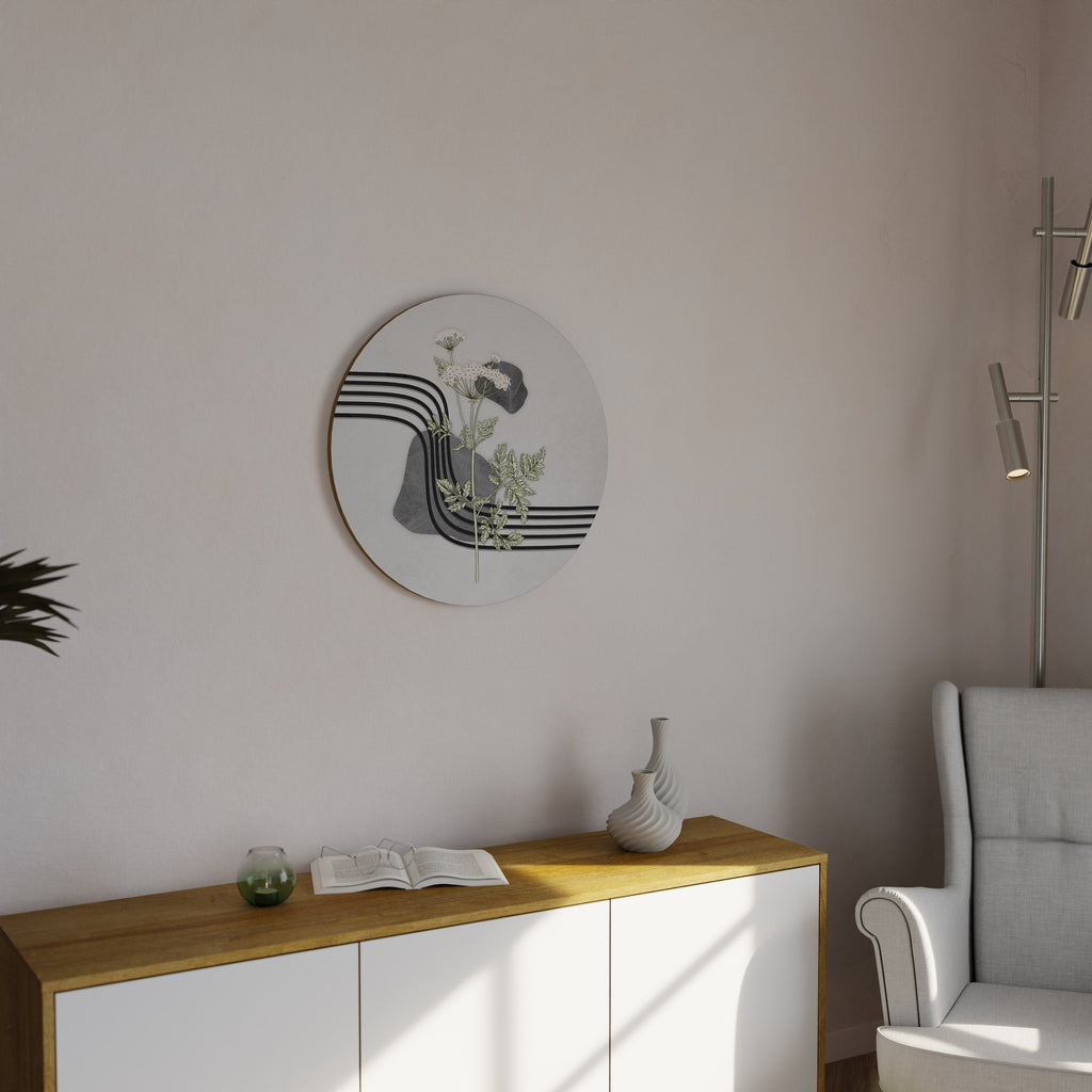 HERACLEUM ARRAY Rund väggdekoration