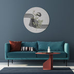 HERACLEUM ARRAY Round Wall Art