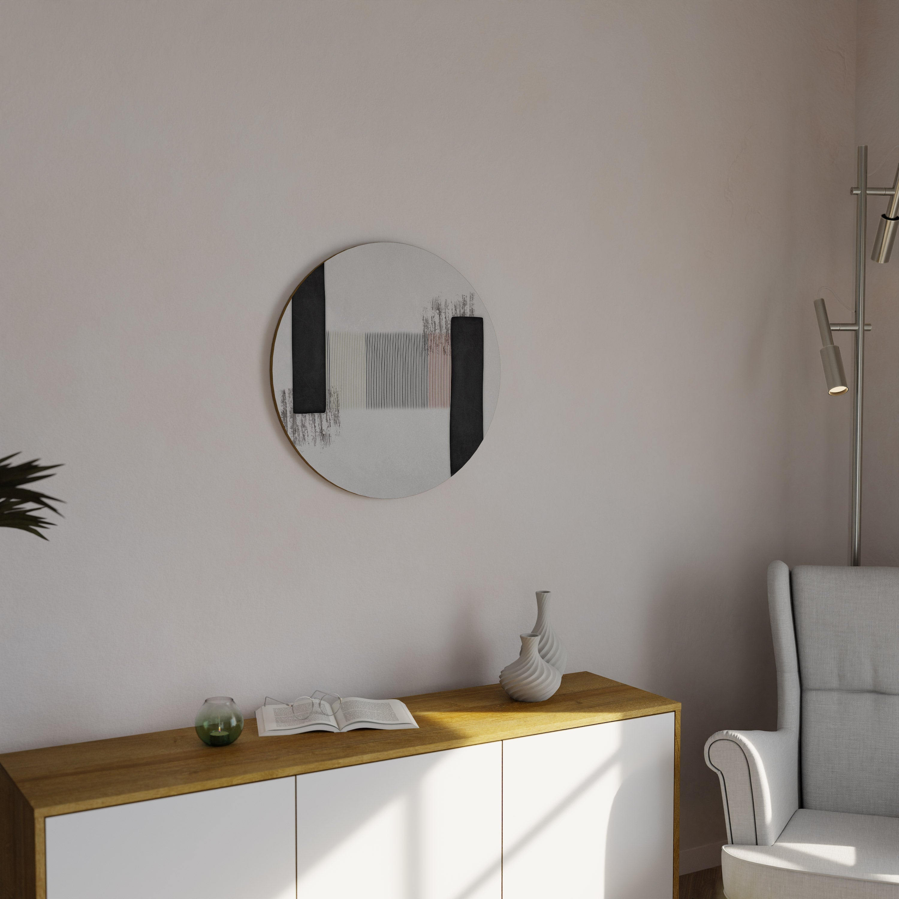 OBDYDIAN PRELUDE Rund Väggdekoration