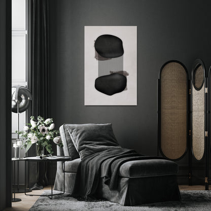 BLACK OVERTURE Vertical Canvas Print