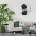 BLACK OVERTURE Round Wall Art
