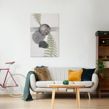 FERN MELANCHOLY Vertical Canvas Print