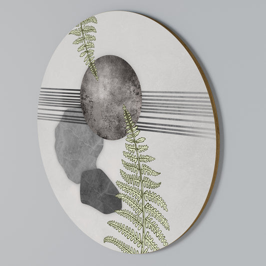 FERN MELANCHOLY Rund väggdekor
