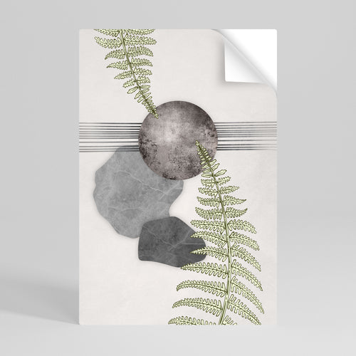 FERN MELANCHOLY Självhäftande Vertikal Poster