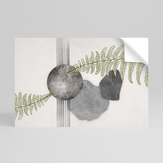 FERN MELANCHOLY Självhäftande Horisontell Poster