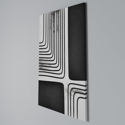 DARKSIDE OF THE LINE Vertical Canvas Print