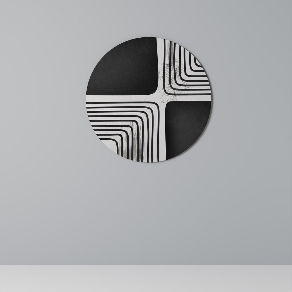 Rund väggdekoration DARKSIDE OF THE LINE