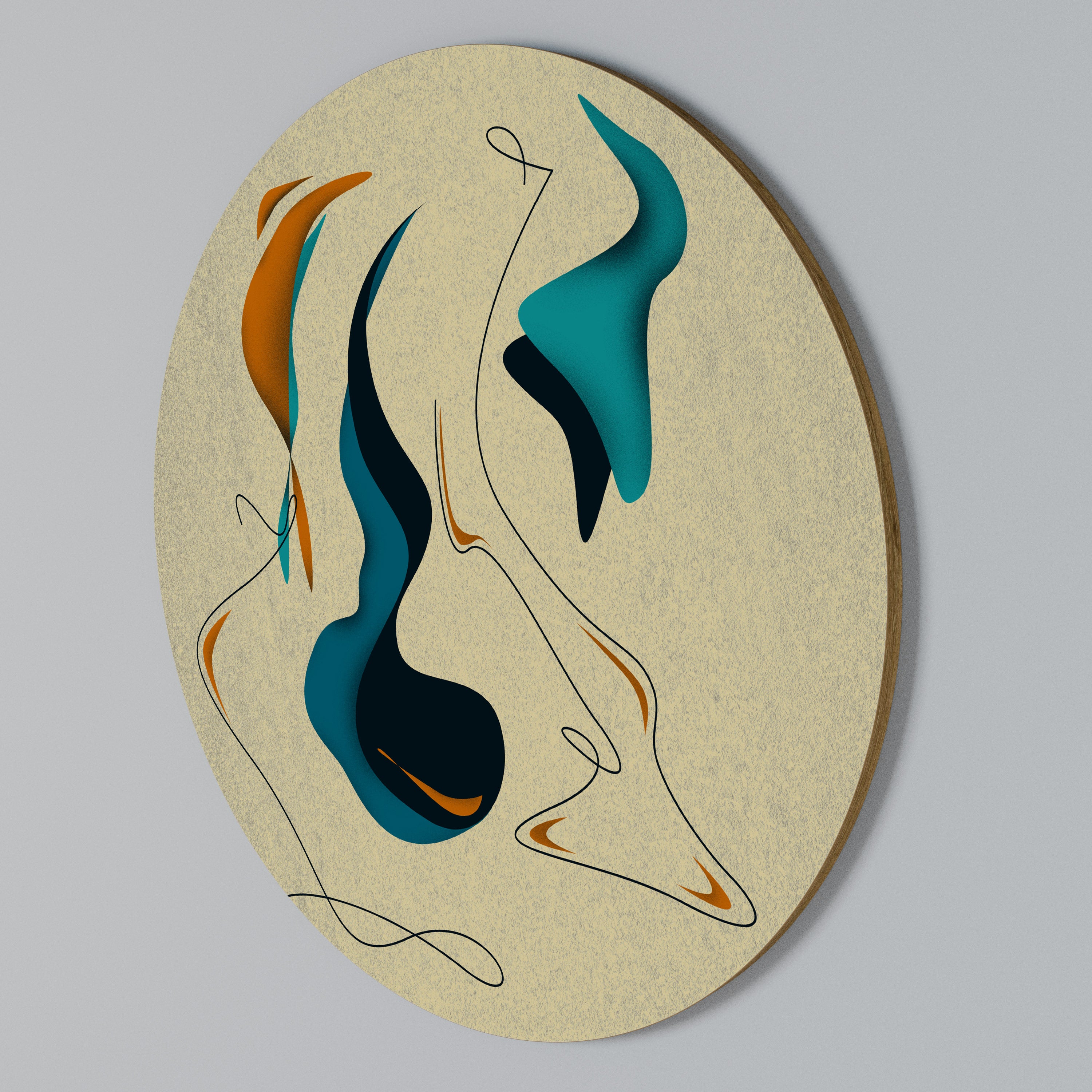 DREAMY DAZE Rund väggdekor