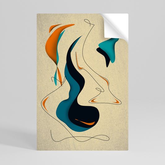 DREAMY DAZE Peel and Stick Vertical Poster
