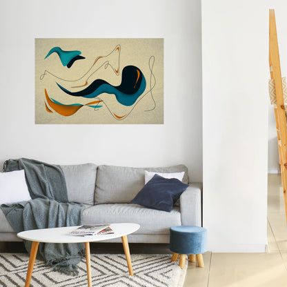 DREAMY DAZE horisontell poster med självhäftande text