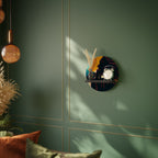 SILHOUETTE SONATA Rund konsthylla i svart finish