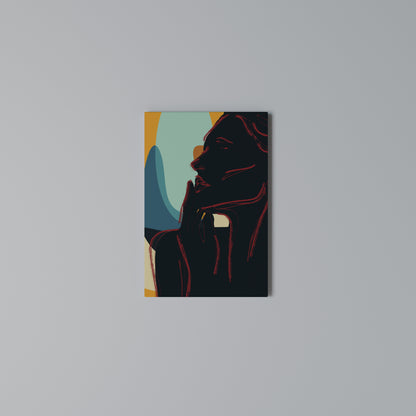 SILHOUETTE SONATA Vertical Canvas Print