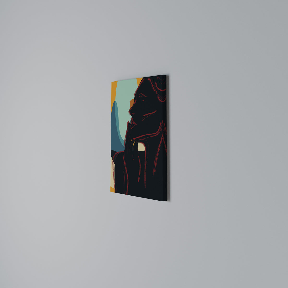 SILHOUETTE SONATA Vertical Canvas Print