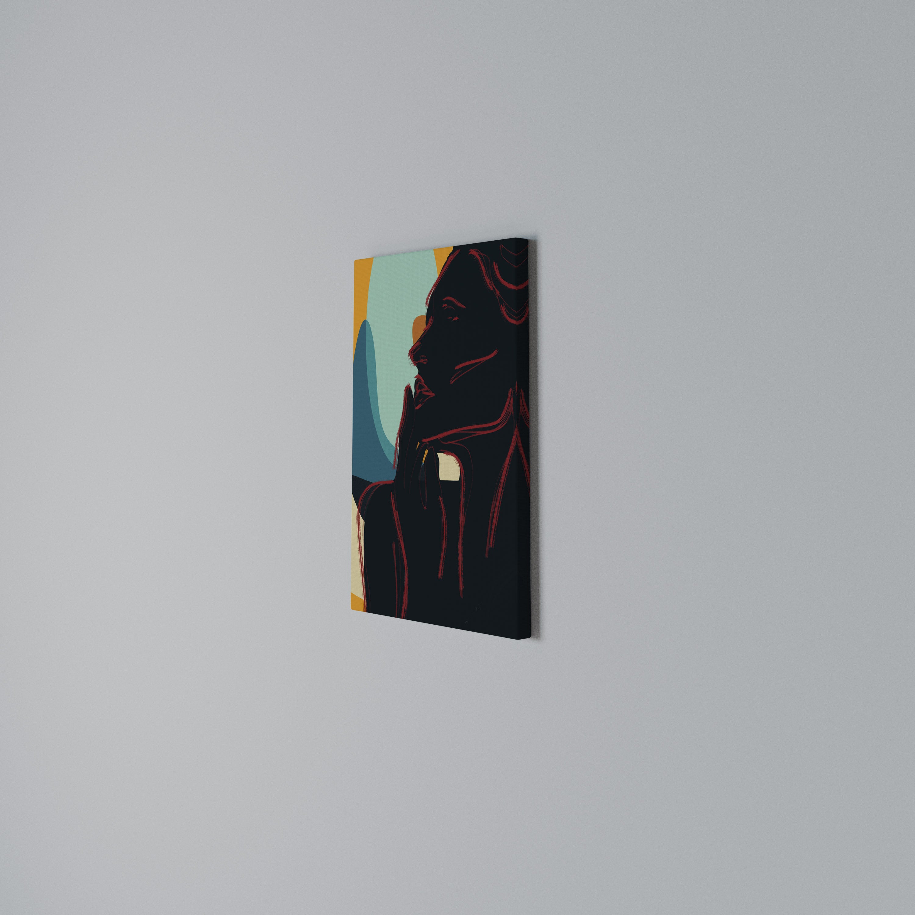 SILHOUETTE SONATA Vertical Canvas Print