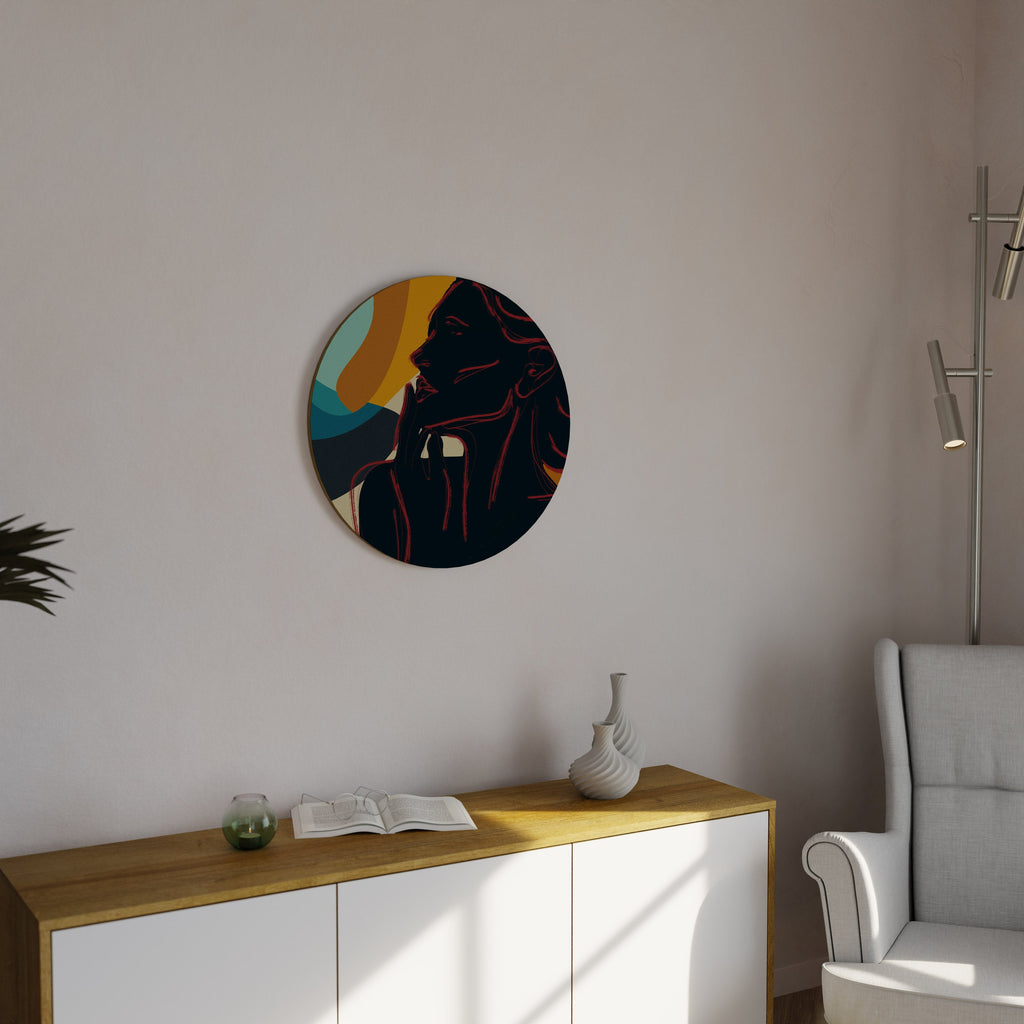 Rund väggdekoration SILHUETT SONAT