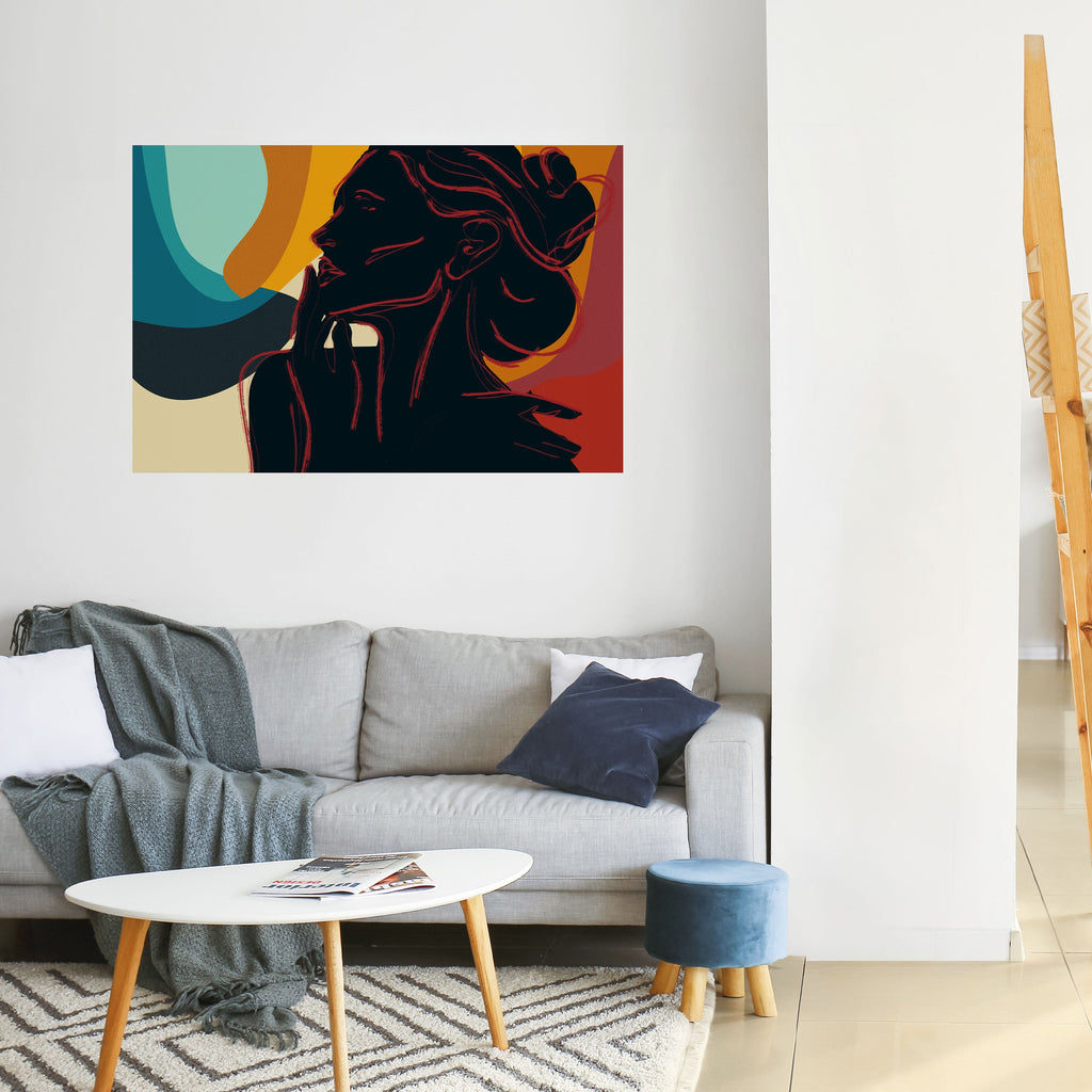 SILHOUETTE SONATA Horisontell affisch med självhäftande motiv