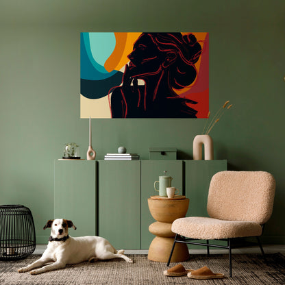 SILHOUETTE SONATA Peel and Stick Horizontal Poster