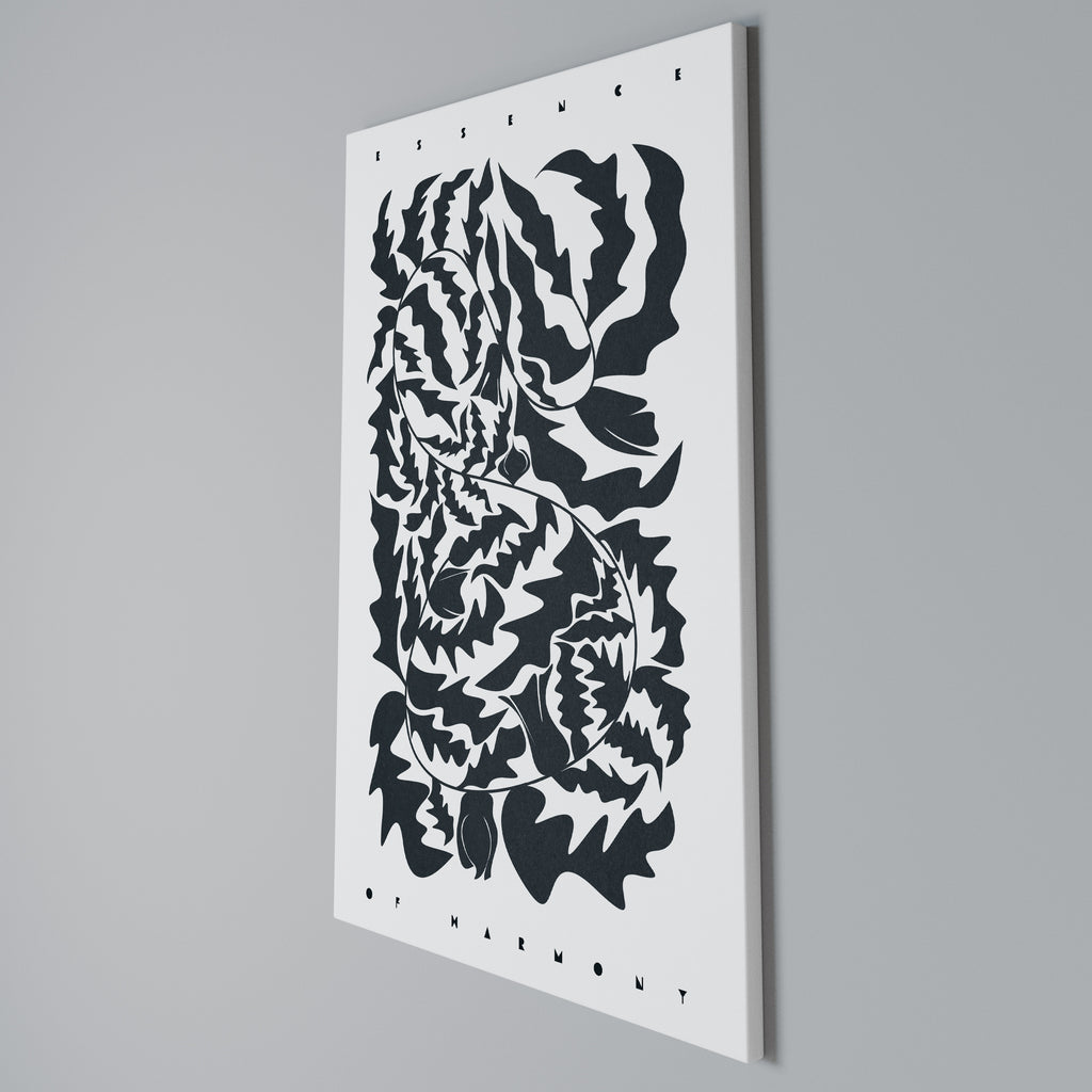 ETHEREAL ORNAMENT Vertical Canvas Print