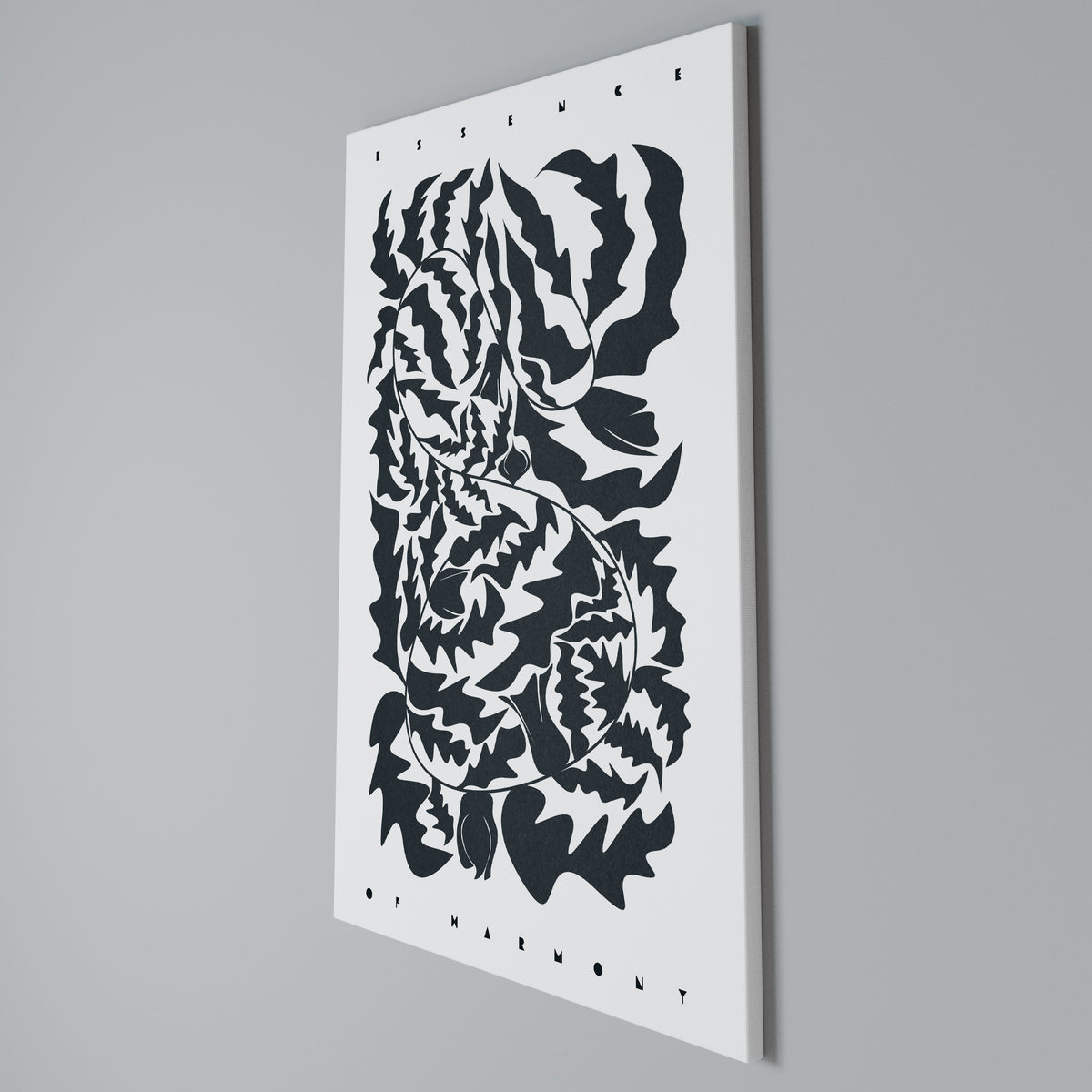 ETHEREAL ORNAMENT Vertical Canvas Print
