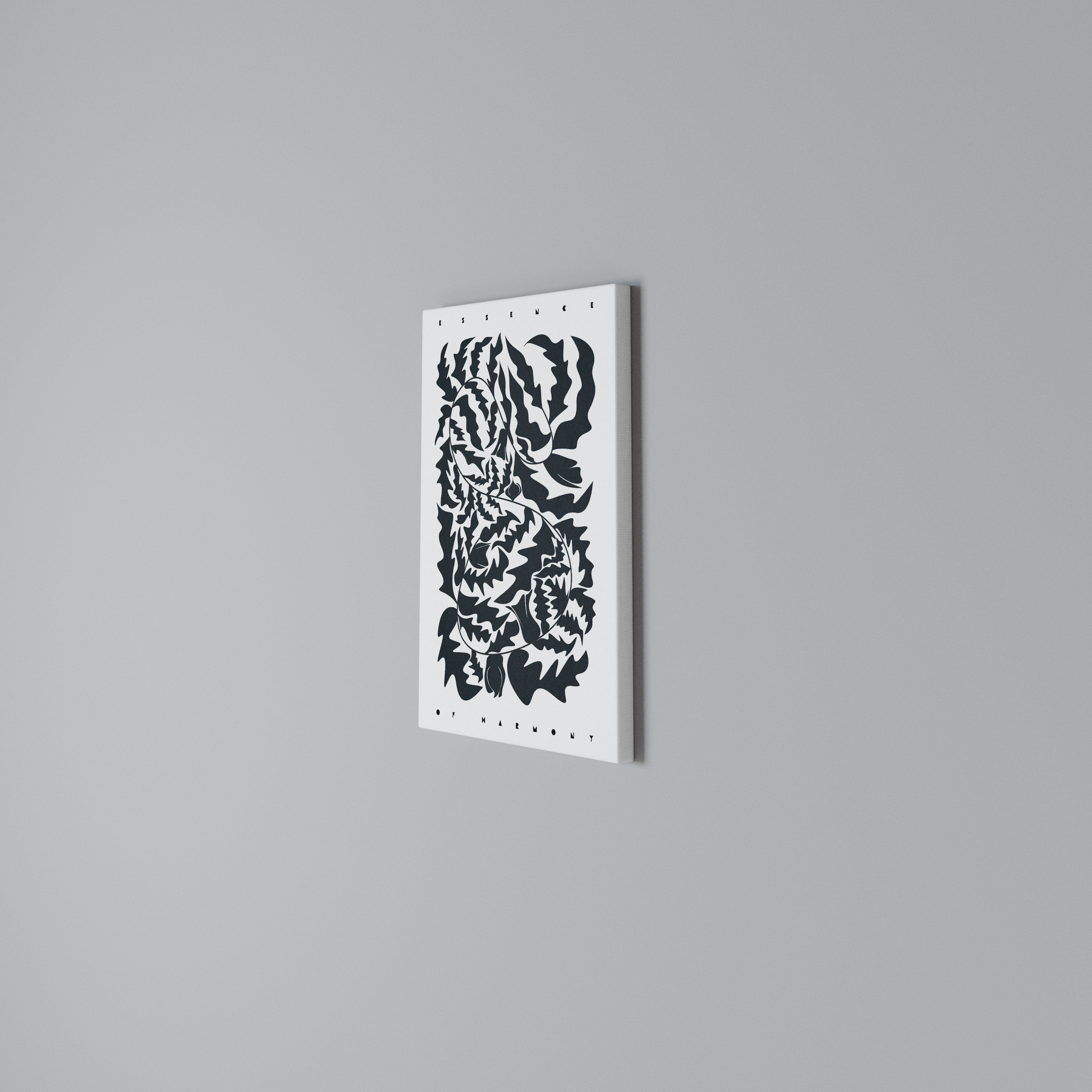 ETHEREAL ORNAMENT Vertical Canvas Print