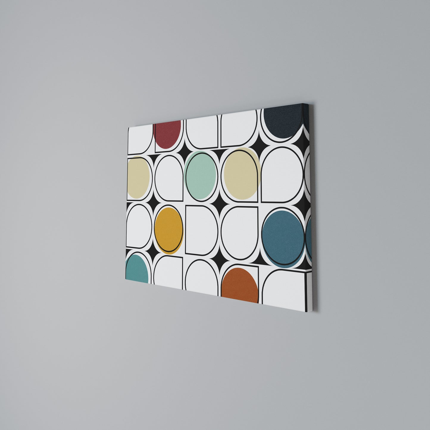 HUE HARMONY Horizontal Canvas Print