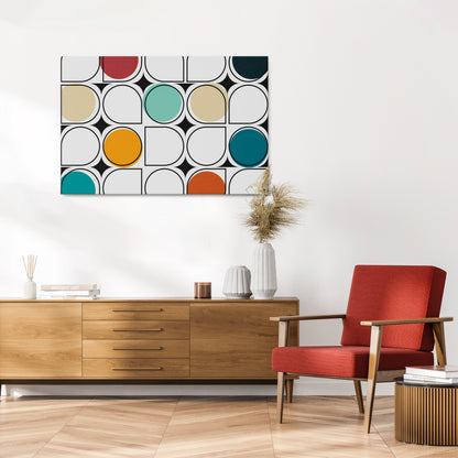 HUE HARMONY Horizontal Canvas Print