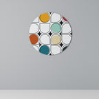 HUE HARMONY Round Wall Art