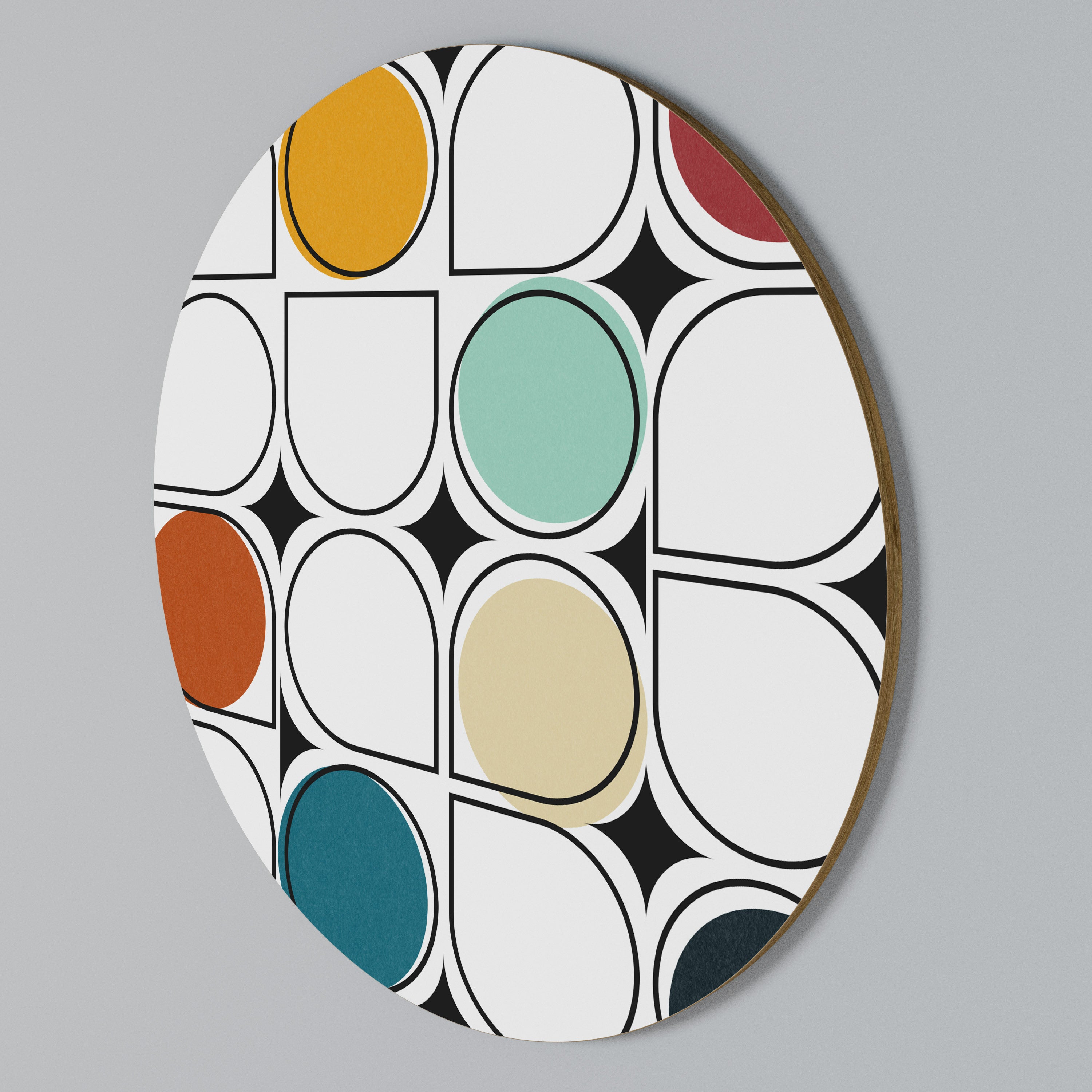 HUE HARMONY Round Wall Art