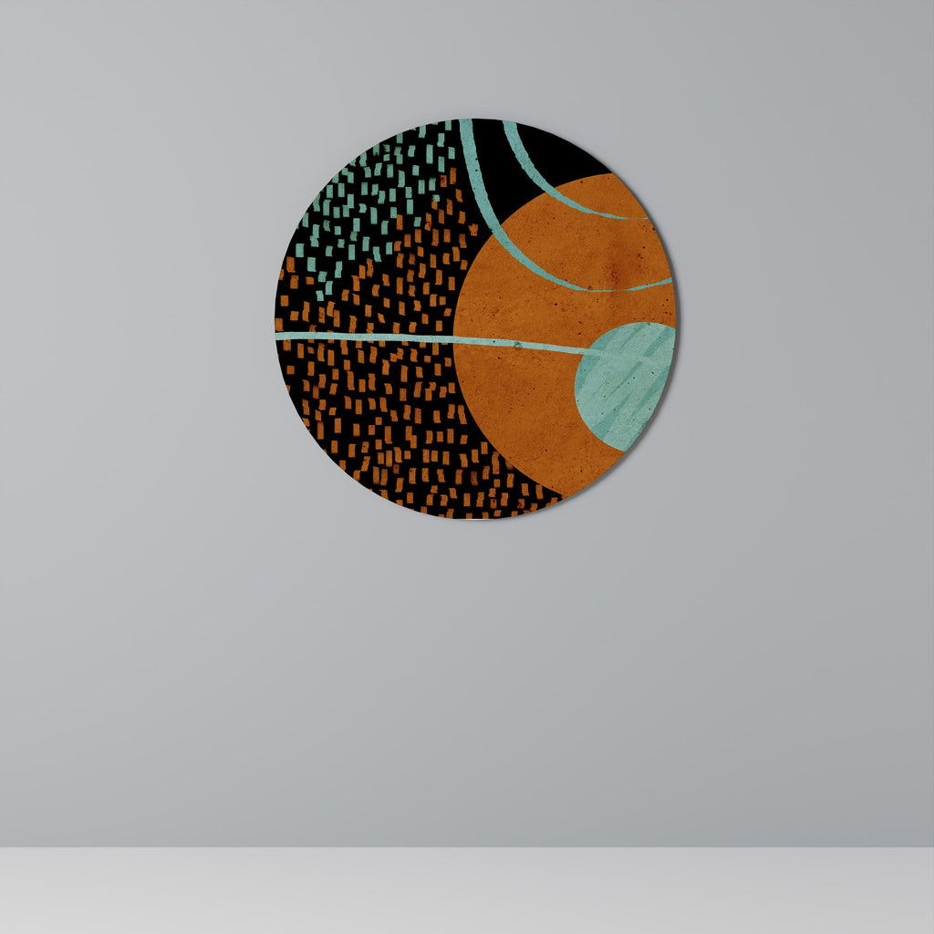 GEODE GLIMMER Rund Väggdekoration