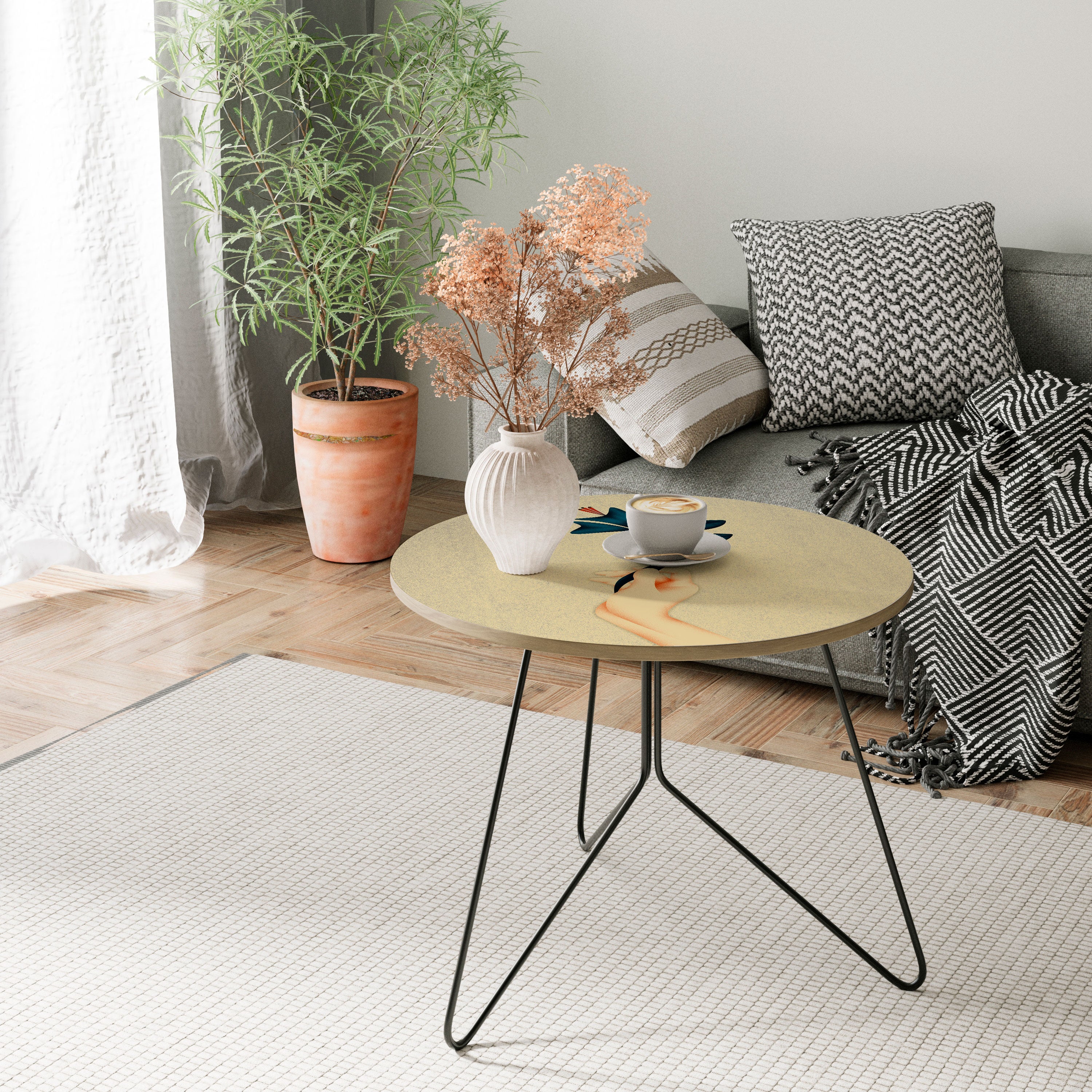 TAKE IT OR LEAF IT Large Coffee Table