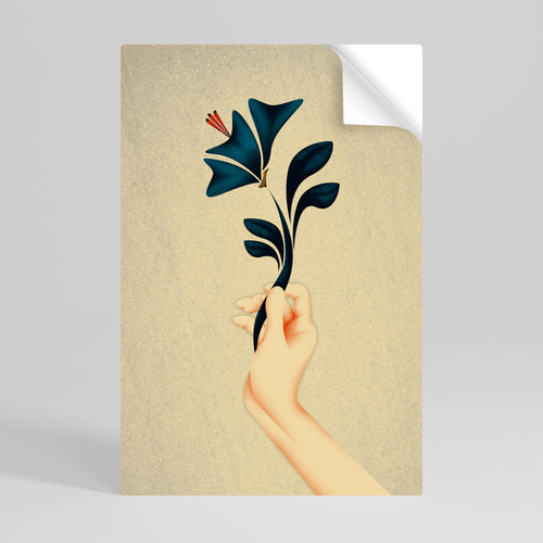TAKE IT OR LEAF IT Peel and Stick Vertical Poster