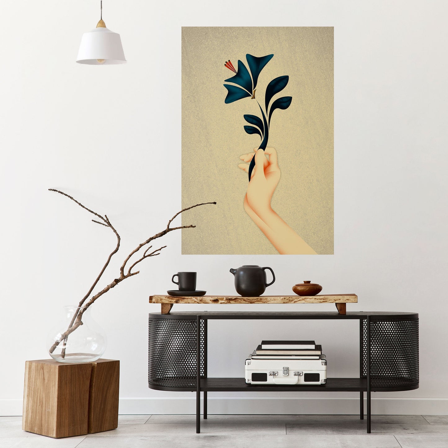 TAKE IT OR LEAF IT Peel and Stick Vertical Poster