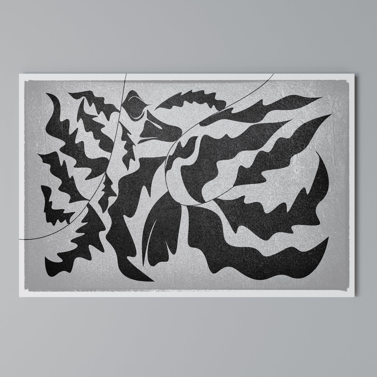 SHARP SHADOWS Horizontal Canvas Print