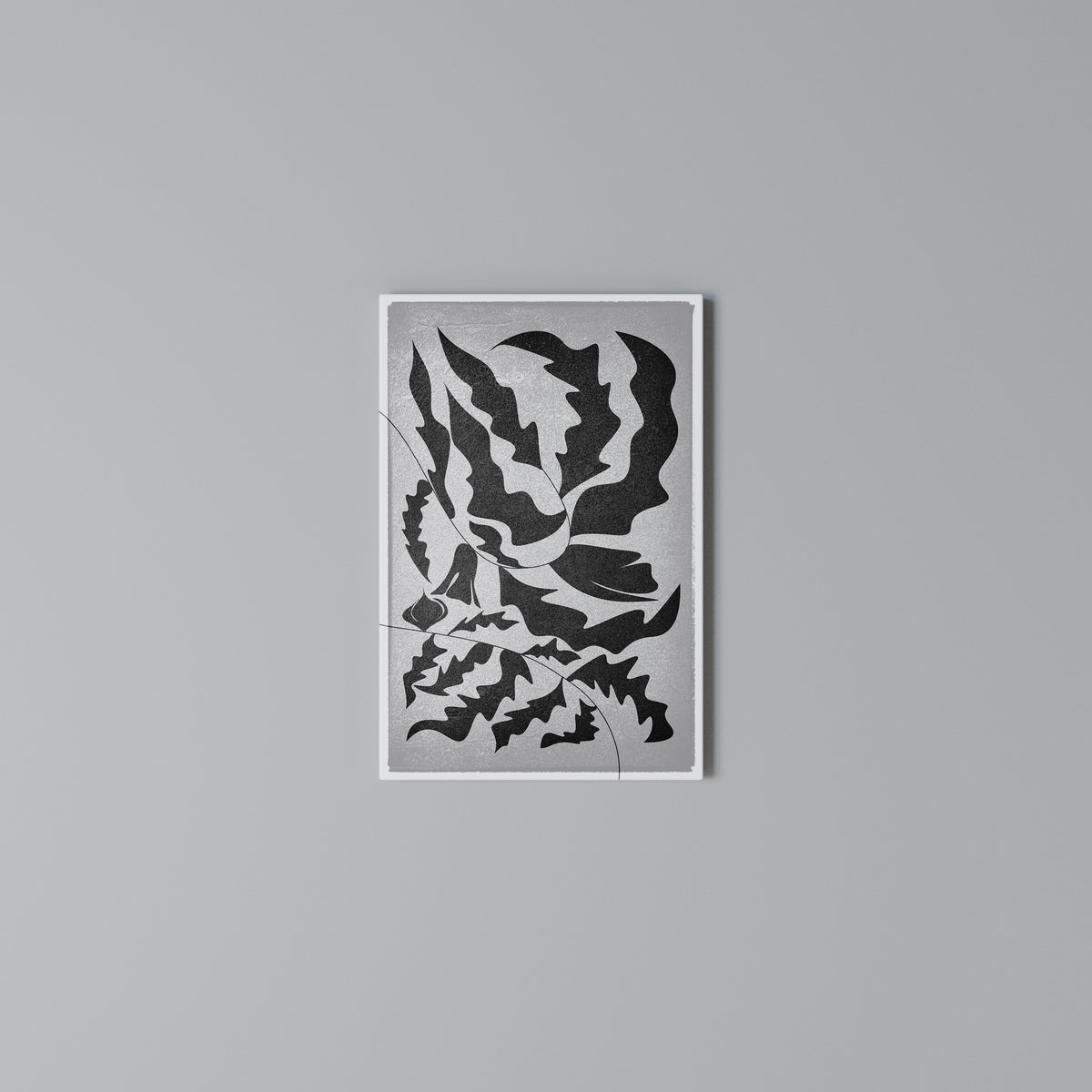 SHARP SHADOWS Vertical Canvas Print