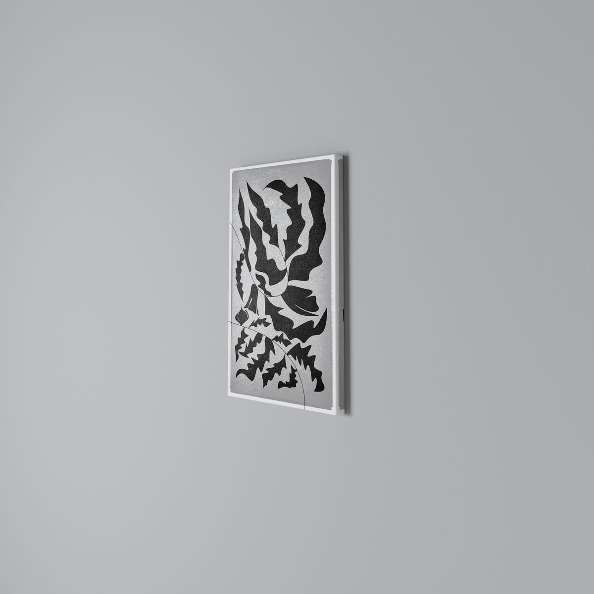 SHARP SHADOWS Vertical Canvas Print