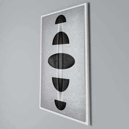 OBSIDIAN ODYSSEY Vertical Canvas Print