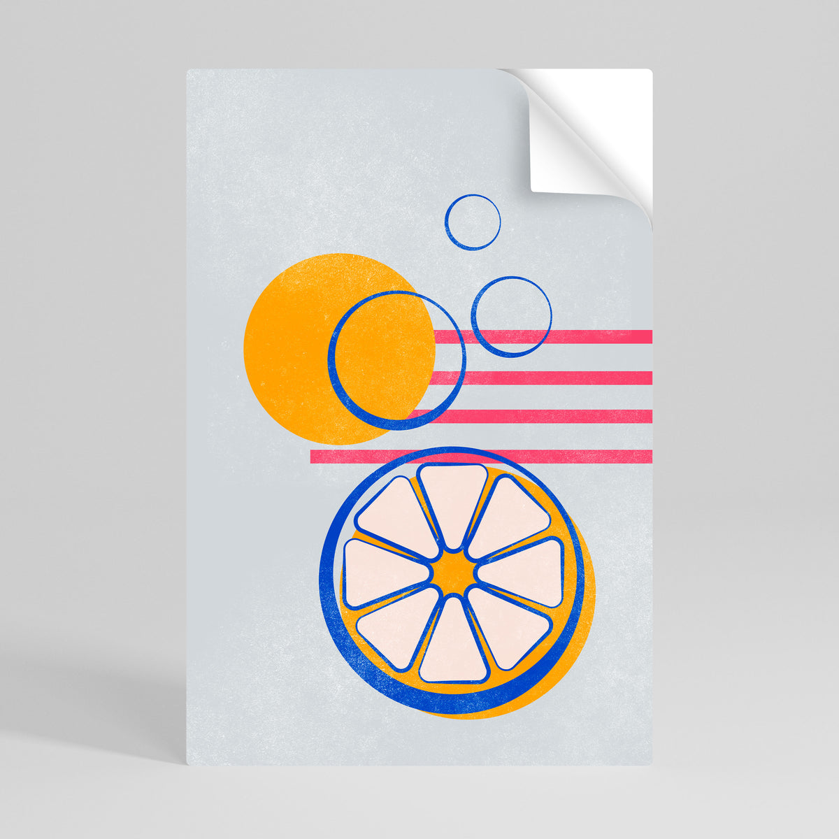 CITRUS SPARK Självhäftande Vertikal Poster