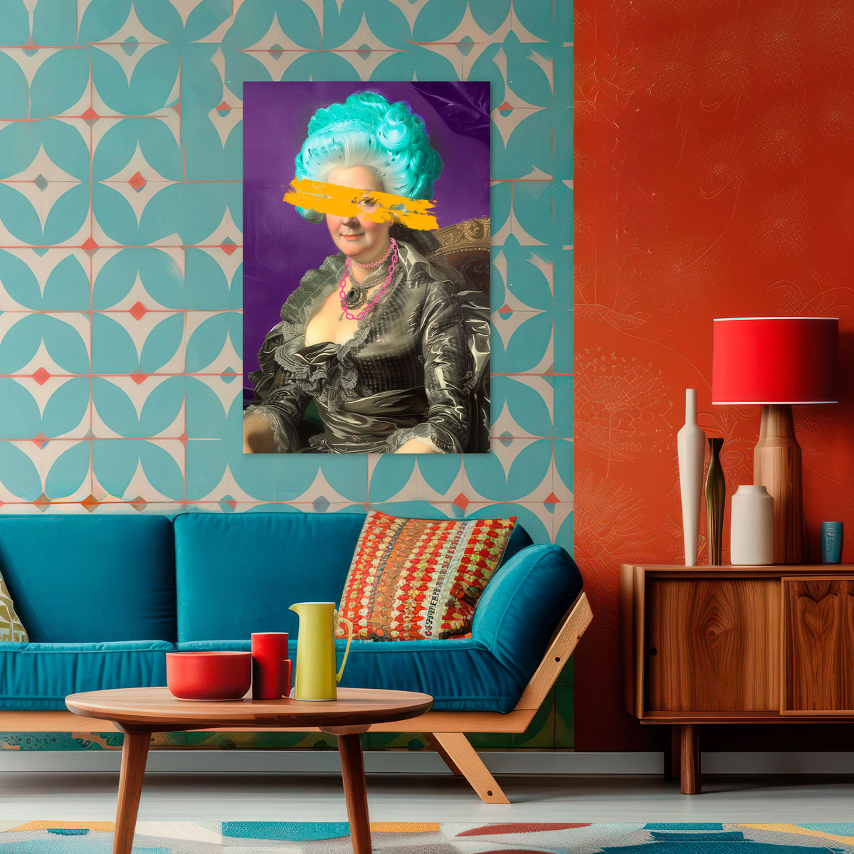 BAROQUE CHIC Vertical Canvas Print